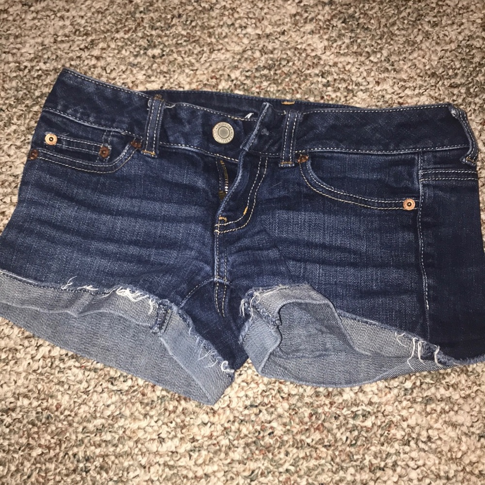Dark wash Jean shorts